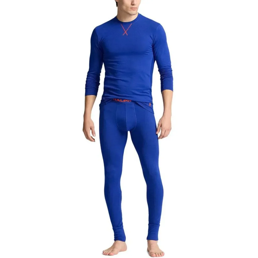 Polo Ralph Lauren Mens Perfect Pouch Base Layer Pants Underwear M Royal Blue